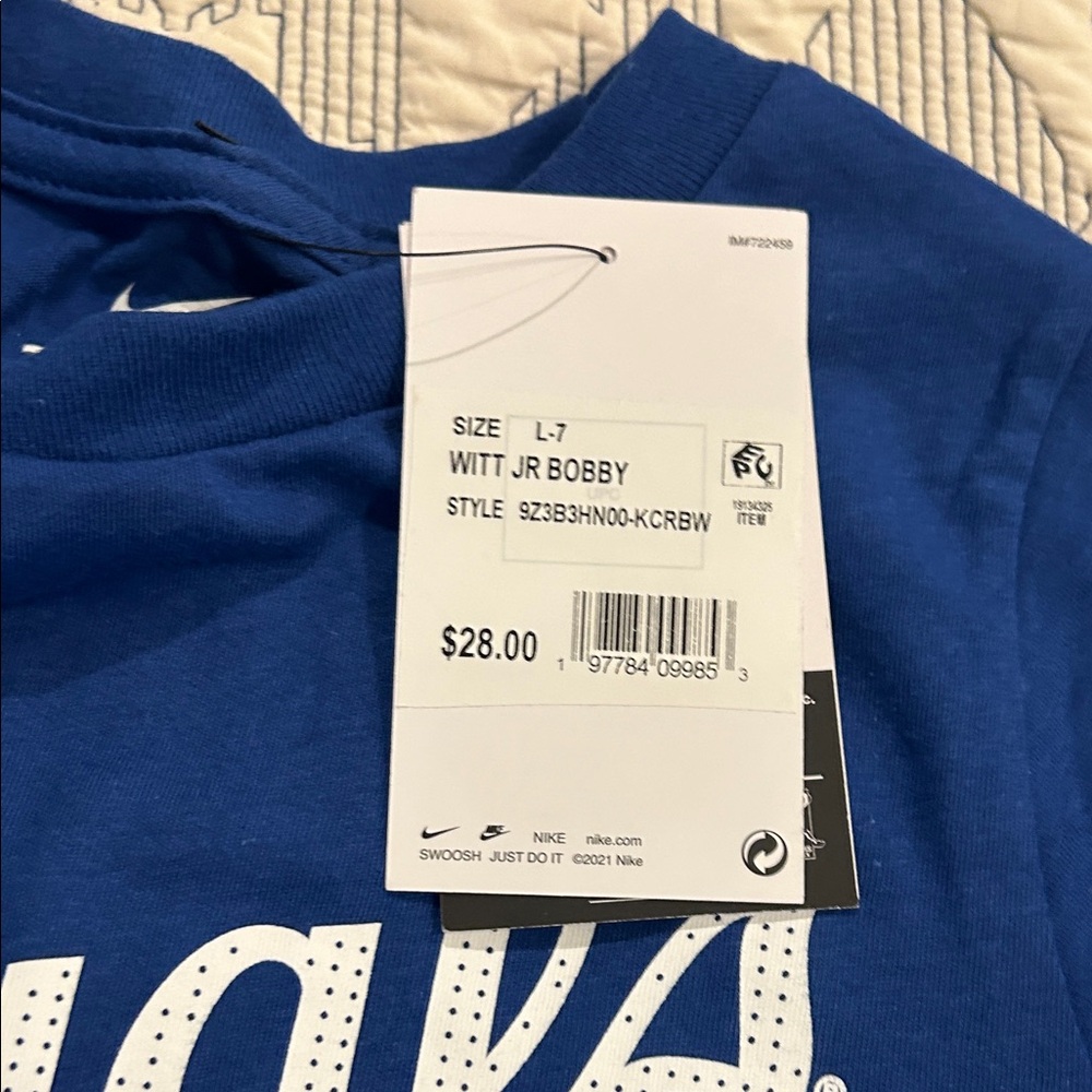 Nike Kids Royal Blue Royals Tee - Picture 3 of 3